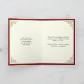 カトリック宗教卒業聖なるハートバラ カード (内部)