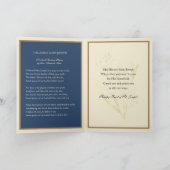 カトリック宗教聖ヨセフ饗宴祈りの言葉カード カード (内部)