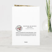 カトリック宗教聖ヨセフ饗宴祈りの言葉カード カード (裏面)