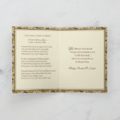 カトリック宗教聖ヨセフ饗宴祈りの言葉カード カード (内部)