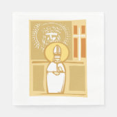 カトリック宗教 スタンダードランチョンナプキン (正面)