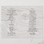 カトリック式木畳み結婚式 プログラム (裏面)