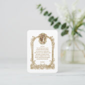 カトリック式結婚式 聖書 祈りのカード プレイスカード (スタンド正面)