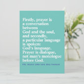 カトリック引用文カード 招待状 (スタンド正面)