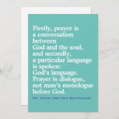 カトリック引用文カード 招待状 (正面/裏面)