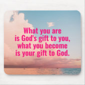 カトリック引用文マウスパッド マウスパッド (正面)