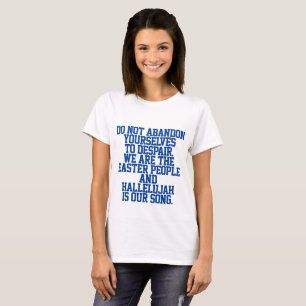 カトリック引用文 クリスチャン引用文Tシャツ Tシャツ