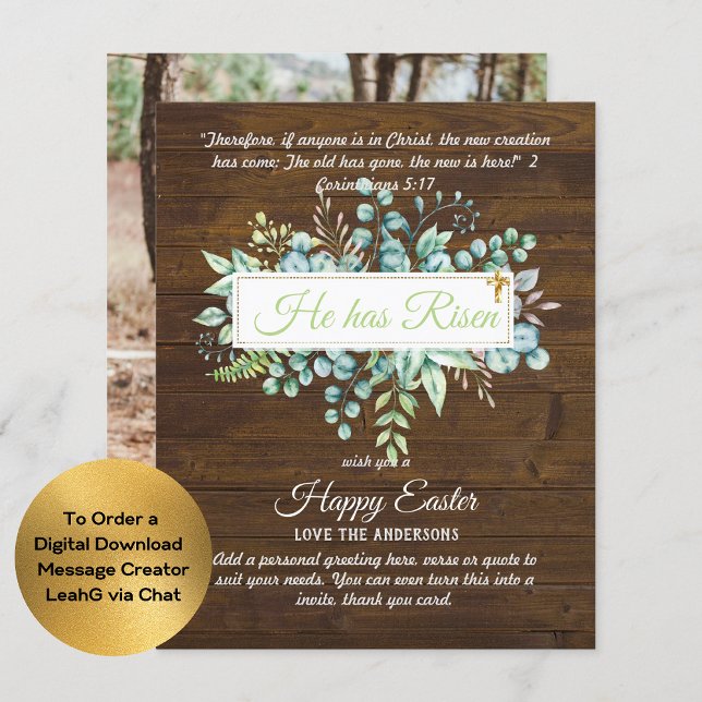 カトリック復活祭カード宗教聖句バイブル引用文 (クリエイターアップロード済み)