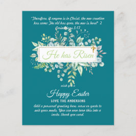 カトリック復活祭カード宗教聖句バイブル引用文