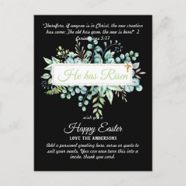 カトリック復活祭カード宗教聖句バイブル引用文 ポストカード