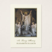 カトリック復活葬式祈りの言葉カード (正面)