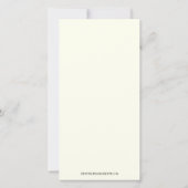 カトリック念珠フローラ葬儀の弔意悔やみや弔慰 サンキューカード (裏面)