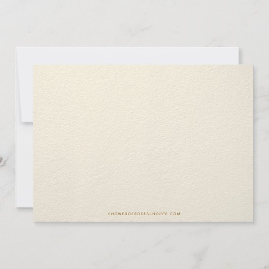 カトリック念珠フローラ葬儀の弔意悔やみや弔慰 サンキューカード (裏面)