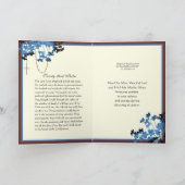 カトリック悔やみや弔慰ヴァージンメアリーイエズロザリーカード カード (内部)