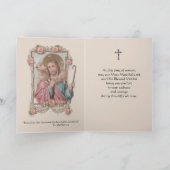 カトリック悔やみや弔慰哀悼イエスグッドシェパード カード (内部)