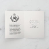 カトリック悔やみや弔慰哀悼イエス カード (内部)