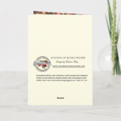 カトリック悔やみや弔慰哀悼メリーイエス カード (裏面)