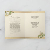 カトリック悔やみや弔慰弔問フローラ数珠 カード (内部)