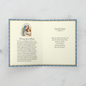 カトリック悔やみや弔慰弔問ヴァージンメアリーカード カード (内部)