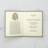 カトリック悔やみや弔慰弔問ヴァージンメアリー カード (内部)