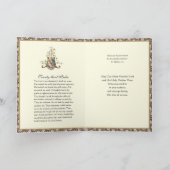 カトリック悔やみや弔慰弔問ヴァージンメアリー カード (内部)