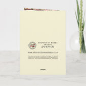 カトリック悔やみや弔慰葬儀フローラ祈りの言葉カード カード (裏面)