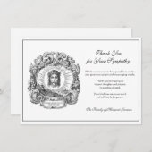 カトリック悲しみのイエス·コンドレンス サンキューカード (正面/裏面)