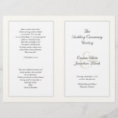 カトリック折畳結婚式計画ベージュ色 (正面)