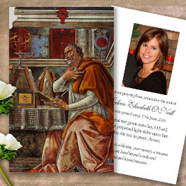 カトリック損失セントオーガスティン祈りの言葉同情カード