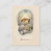 カトリック教のベビーの洗礼記憶の神聖なカード 名刺 (正面)