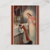 カトリック教の多くの提供の祈りの言葉神聖なカード 名刺 (正面)