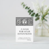 カトリック教の多くの提供の祈りの言葉神聖なカード 名刺 (スタンド正面)