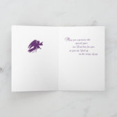 カトリック教の女の子のための最初和解カード カード (内部)