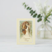 カトリック教の婚約の求愛の祈りの言葉の神聖なカード 名刺 (スタンド正面)