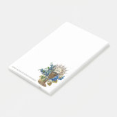 カトリック教の宗教聖餐の聖餐杯のホストの花 ポストイット (アングル)