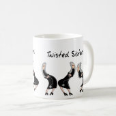 カトリック教の尼僧のギフトの"姉妹"のデザインねじりました コーヒーマグカップ (正面右)