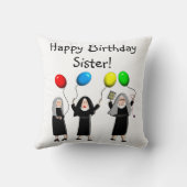 カトリック教の尼僧の誕生日の枕 クッション (裏面)