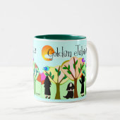 カトリック教の尼僧の金記念祭のギフト ツートーンマグカップ (正面右)