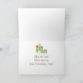 カトリック教の尼僧の60周年記念カード2 カード (内部)