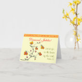 カトリック教の尼僧の60周年記念カード カード (黄色い花)