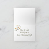 カトリック教の尼僧の60周年記念カード カード (内部)