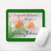 カトリック教の尼僧の"金記念祭"のカード及びギフト マウスパッド (マウス)