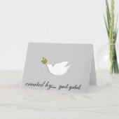 カトリック教の尼僧の"25周年記念"の第25記念祭カード カード (裏面)