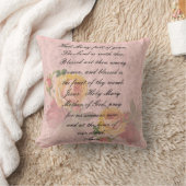 カトリック教の祈りの言葉の枕"あられメリー" クッション (ブランケット)