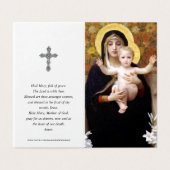 カトリック教の祈りの言葉はユリの|マドンナを梳きます (外部フラット)