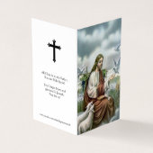 カトリック教の祈りの言葉は鳩との|イエス・キリストを梳きます 名刺 (外部)