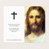 カトリック教の祈りの言葉は01 |の信念上の行為を梳きます 名刺 (外部フラット)