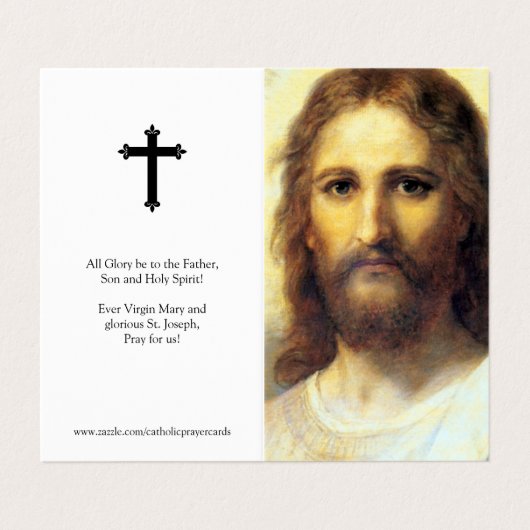 カトリック教の祈りの言葉は01 |の信念上の行為を梳きます 名刺 (外部フラット)