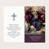 カトリック教の祈りの言葉は|の即位を梳きます 名刺 (外部フラット)