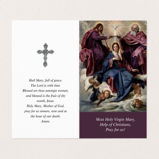 カトリック教の祈りの言葉は|の即位を梳きます 名刺 (外部フラット)